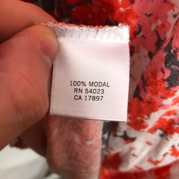 Banana republic orange floral printed mini dress - Picture 7 of 7